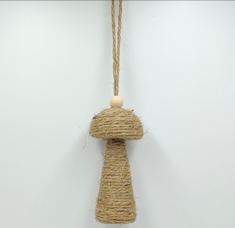 Jute Mushroom Decor