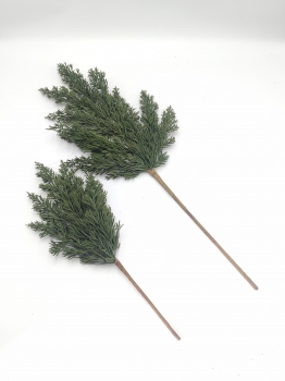 Set of Two Artificial Green Cedar Pine Sprays